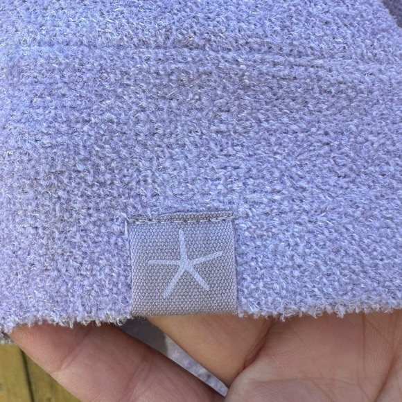 Barefoot Dreams Cozychic Ultra Lite Ocean Breeze Violet Ombré Poncho one size - Picture 7 of 12